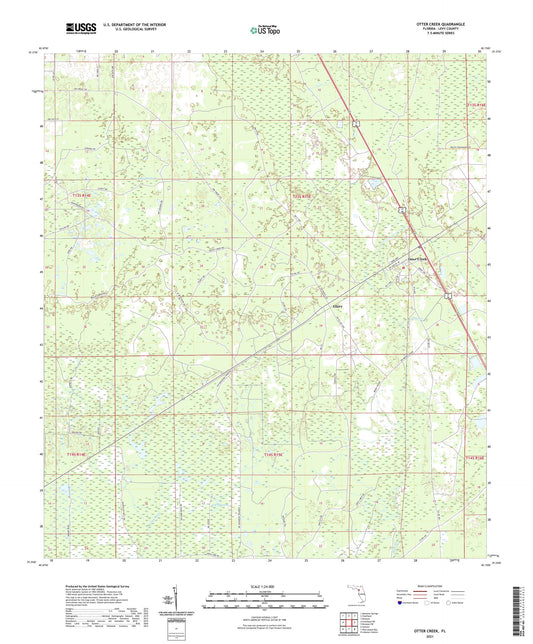 Otter Creek Florida US Topo Map Image