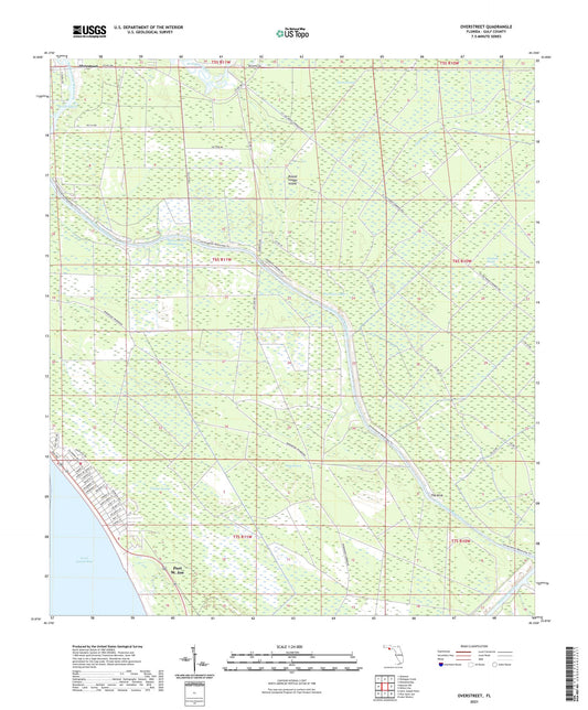 Overstreet Florida US Topo Map Image