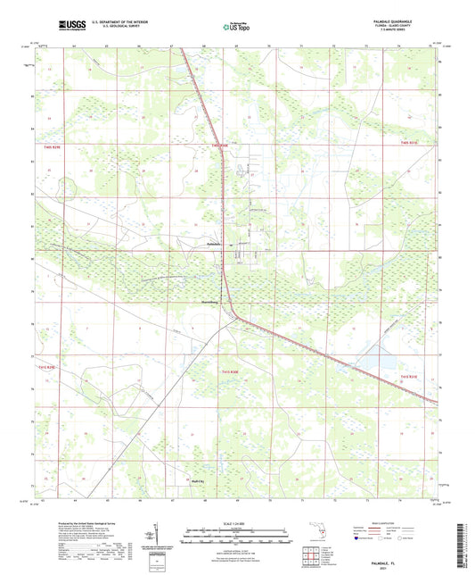 Palmdale Florida US Topo Map Image