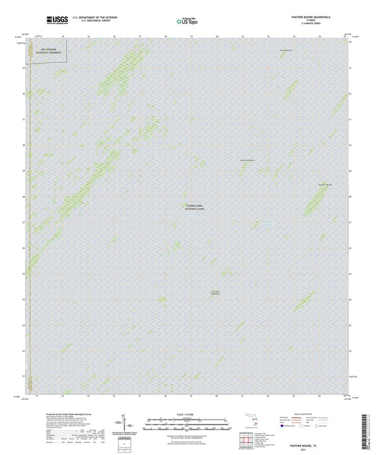 Panther Mound Florida US Topo Map Image