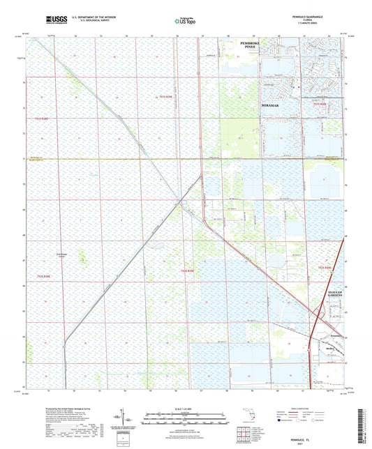 Pennsuco Florida US Topo Map Image