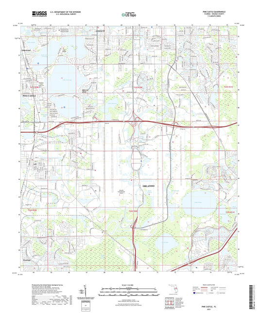 Pine Castle Florida US Topo Map Image