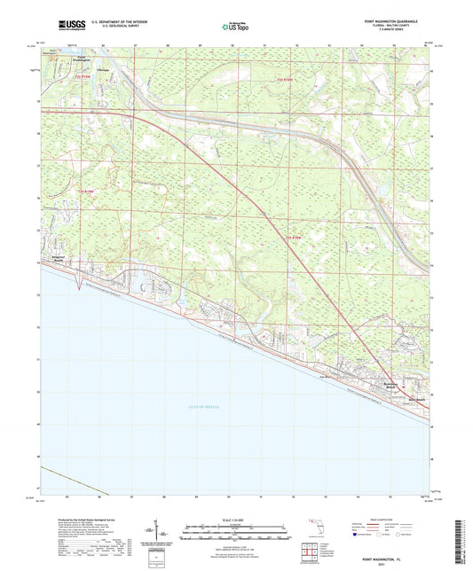Point Washington Florida US Topo Map Image