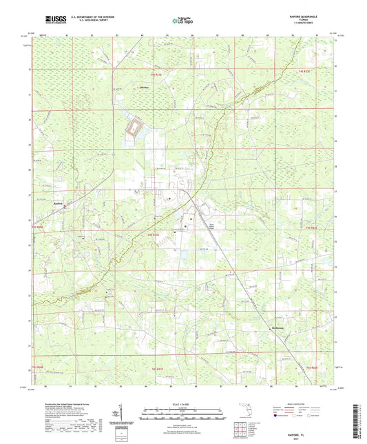 Raiford Florida US Topo Map Image