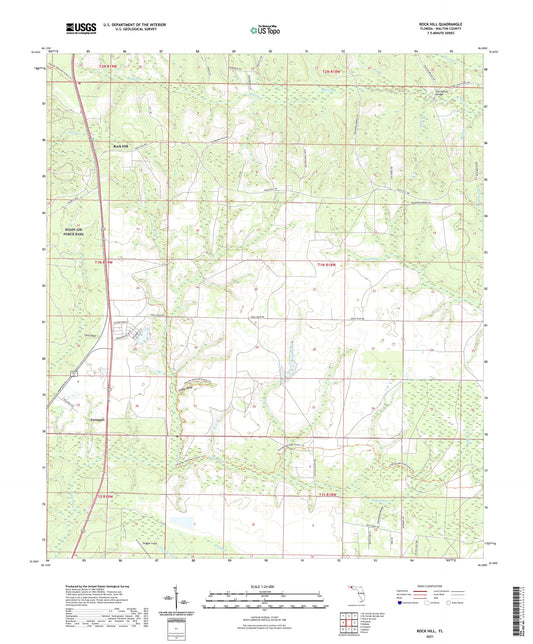 Rock Hill Florida US Topo Map Image
