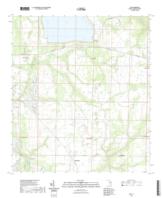 Rye Florida US Topo Map Image