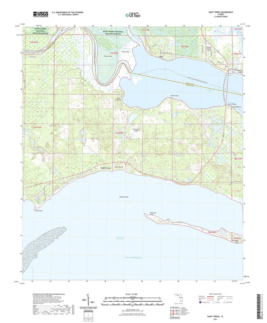Saint Teresa Florida US Topo Map Image