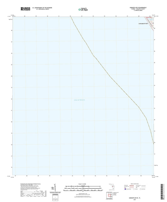 Sarasota OE W Florida US Topo Map Image
