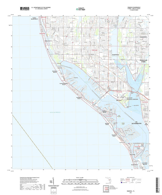 Seminole Florida US Topo Map Image