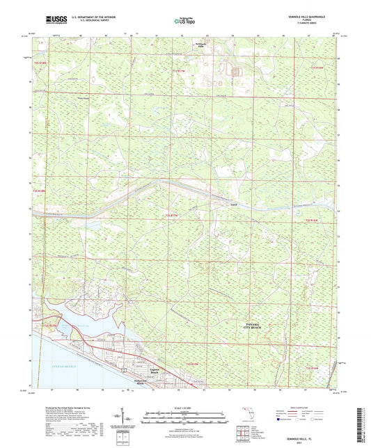 Seminole Hills Florida US Topo Map Image