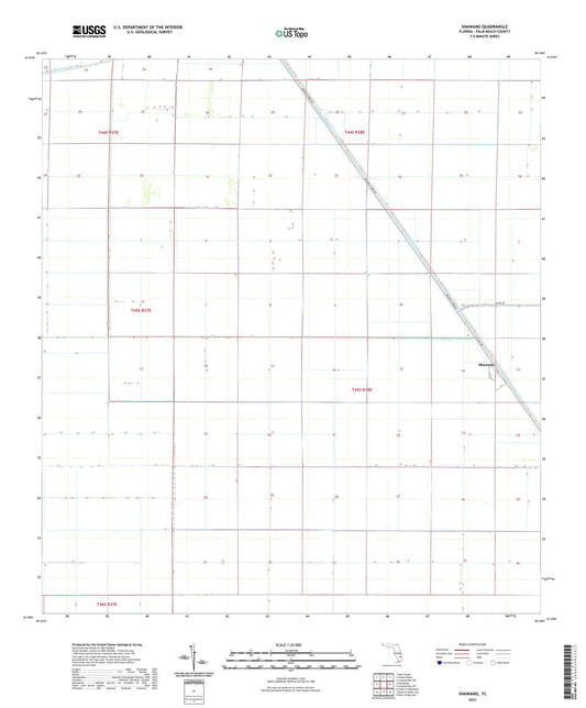 Shawano Florida US Topo Map Image