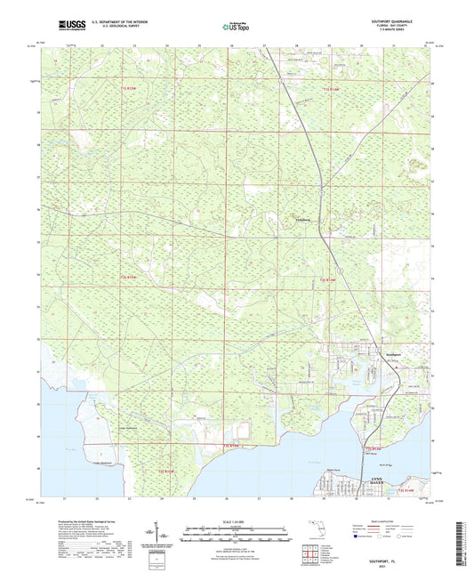 Southport Florida US Topo Map Image