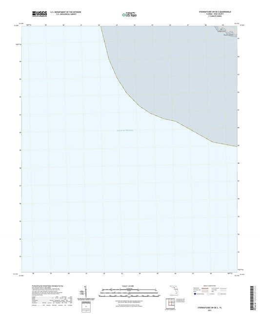 Steinhatchee SW OE S Florida US Topo Map Image