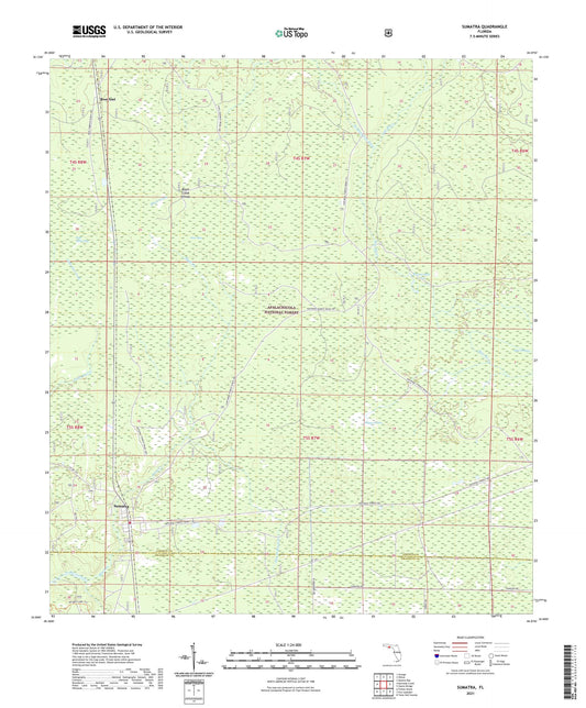 Sumatra Florida US Topo Map Image