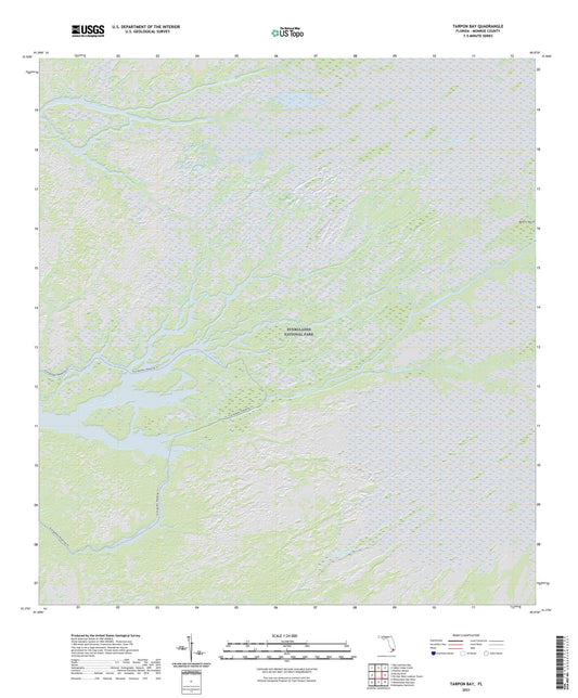 Tarpon Bay Florida US Topo Map Image