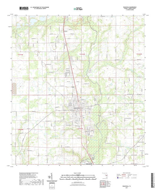 Wauchula Florida US Topo Map Image