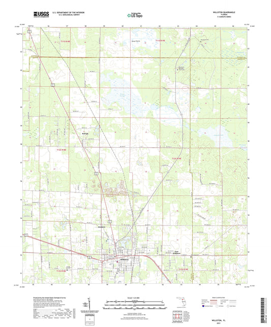Williston Florida US Topo Map Image