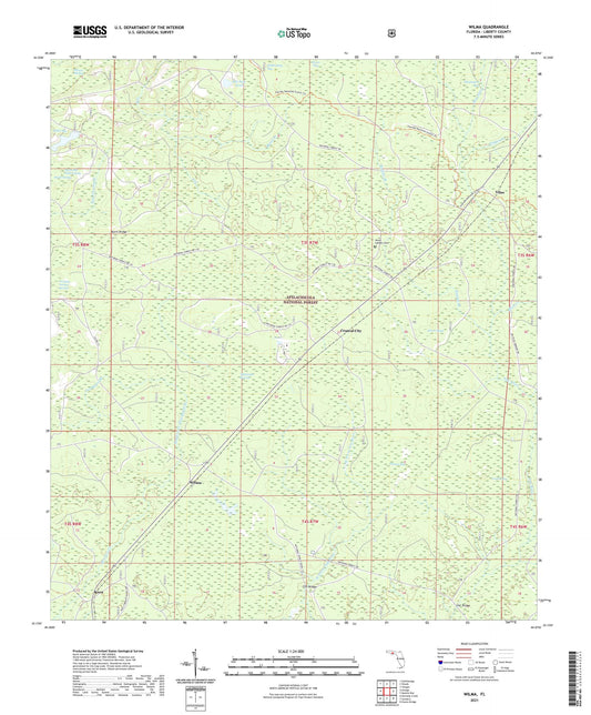 Wilma Florida US Topo Map Image