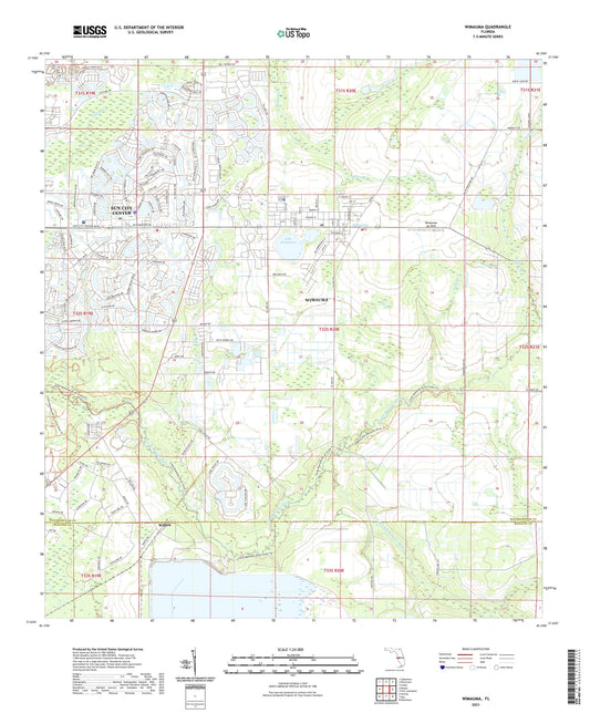 Wimauma Florida US Topo Map Image