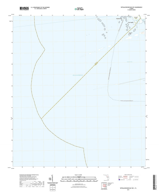 Withlacoochee Bay OE S Florida US Topo Map Image