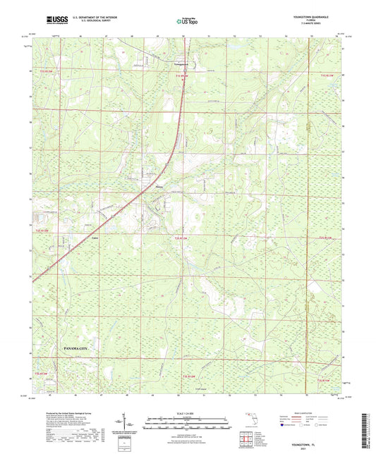 Youngstown Florida US Topo Map Image
