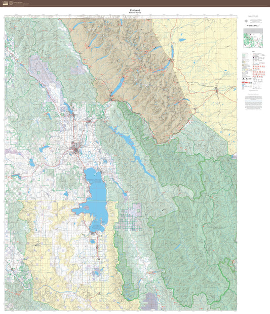 Flathead National Forest Map