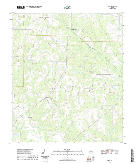 Amboy Georgia US Topo Map Image