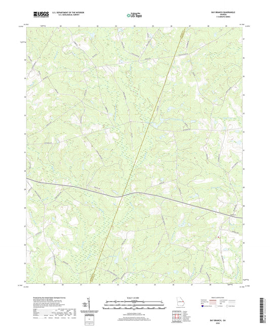 Bay Branch Georgia US Topo Map Image