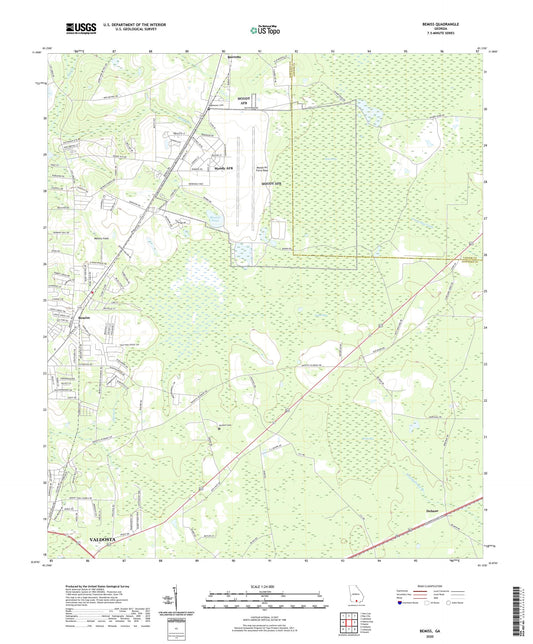 Bemiss Georgia US Topo Map Image