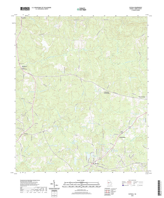Cataula Georgia US Topo Map Image