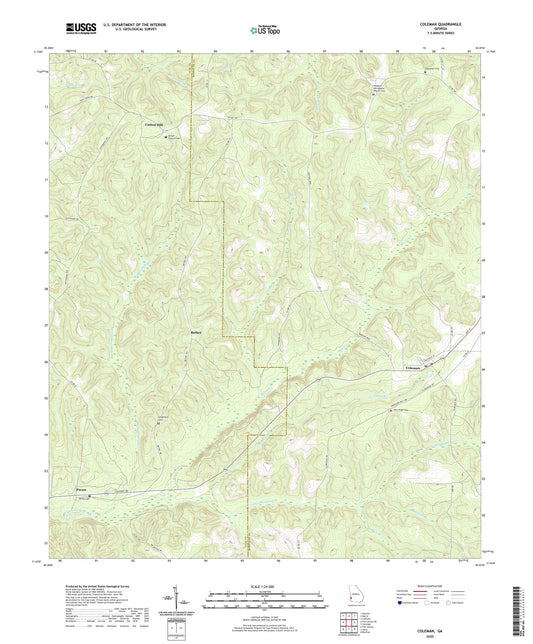 Coleman Georgia US Topo Map Image