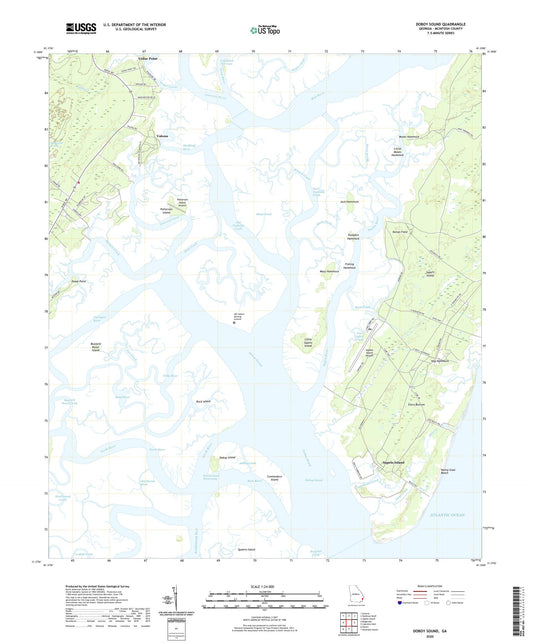 Doboy Sound Georgia US Topo Map Image