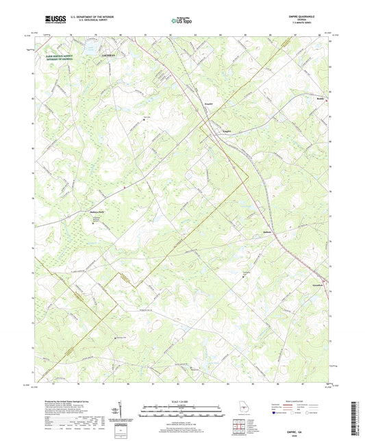Empire Georgia US Topo Map Image