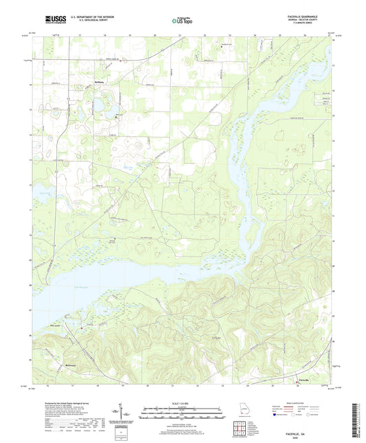 Faceville Georgia US Topo Map Image