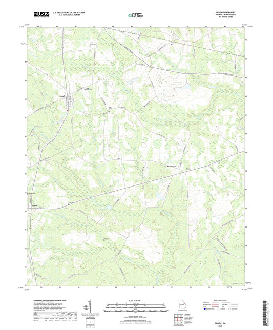 Gough Georgia US Topo Map Image