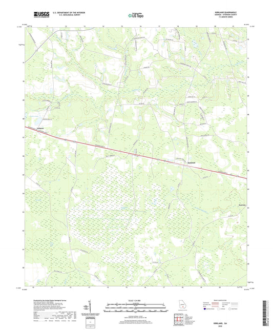 Kirkland Georgia US Topo Map Image