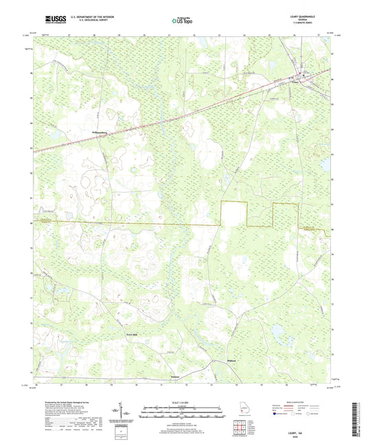 Leary Georgia US Topo Map Image