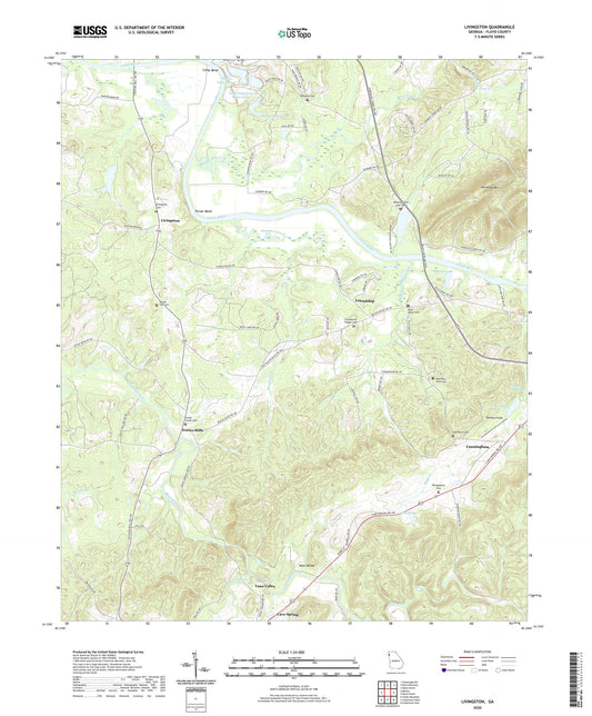 Livingston Georgia US Topo Map Image