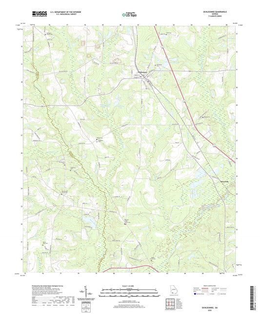 Ochlocknee Georgia US Topo Map Image