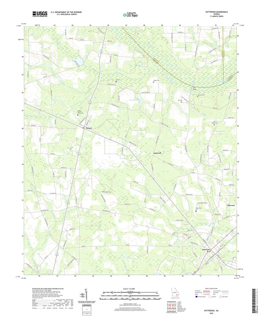 Patterson Georgia US Topo Map Image
