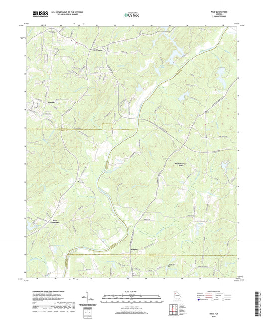 Rico Georgia US Topo Map Image