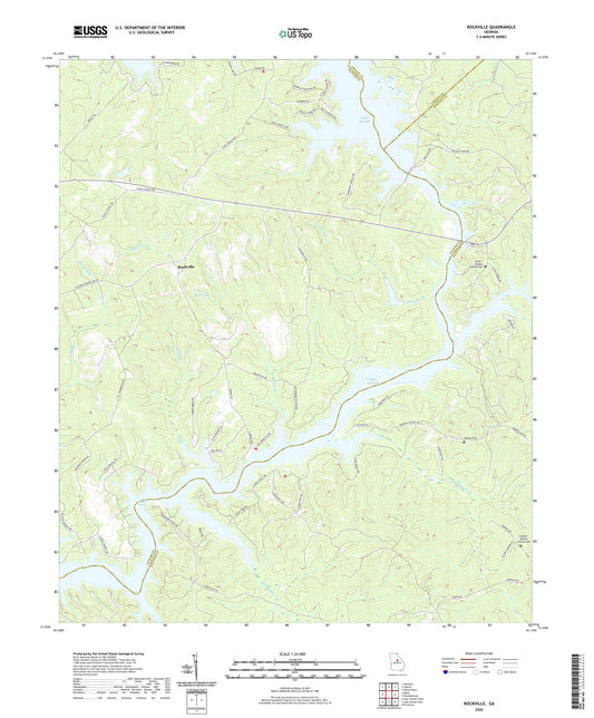 Rockville Georgia US Topo Map Image