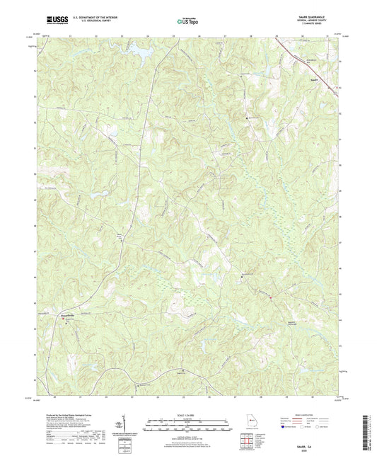 Smarr Georgia US Topo Map Image