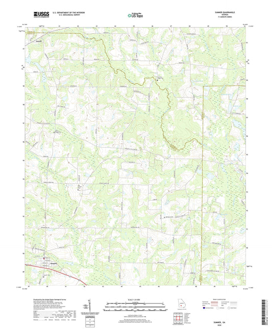 Sumner Georgia US Topo Map Image