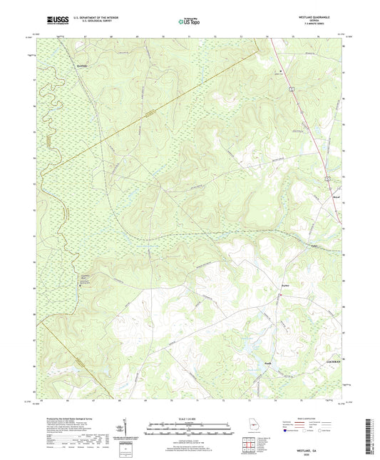 Westlake Georgia US Topo Map Image