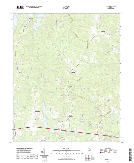 Winfield Georgia US Topo Map Image