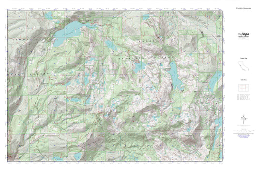 Grouse Ridge MyTopo Explorer Series Map Image