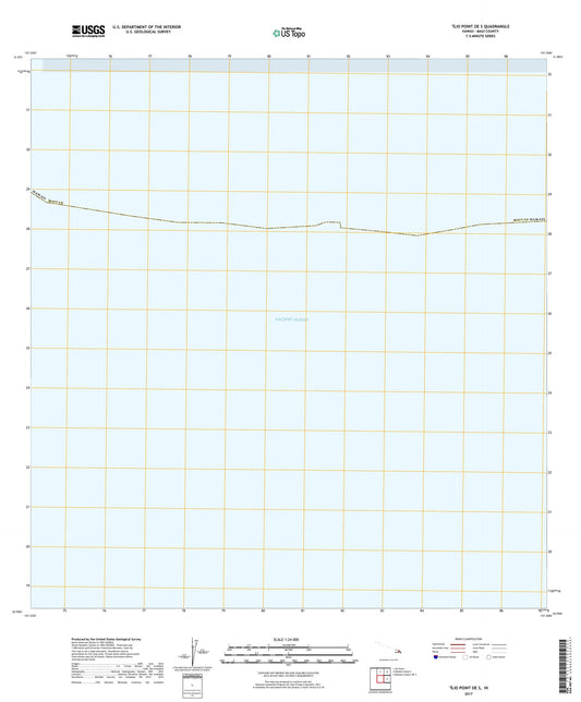 Ilio Point OE S Hawaii US Topo Map Image