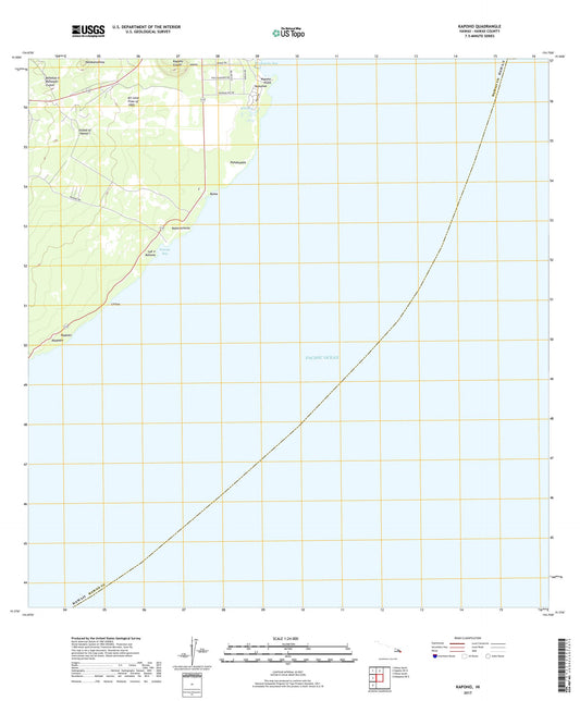 Kapoho Hawaii US Topo Map Image