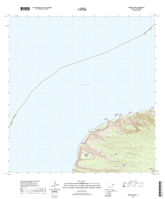 Makaha Point Hawaii US Topo Map Image